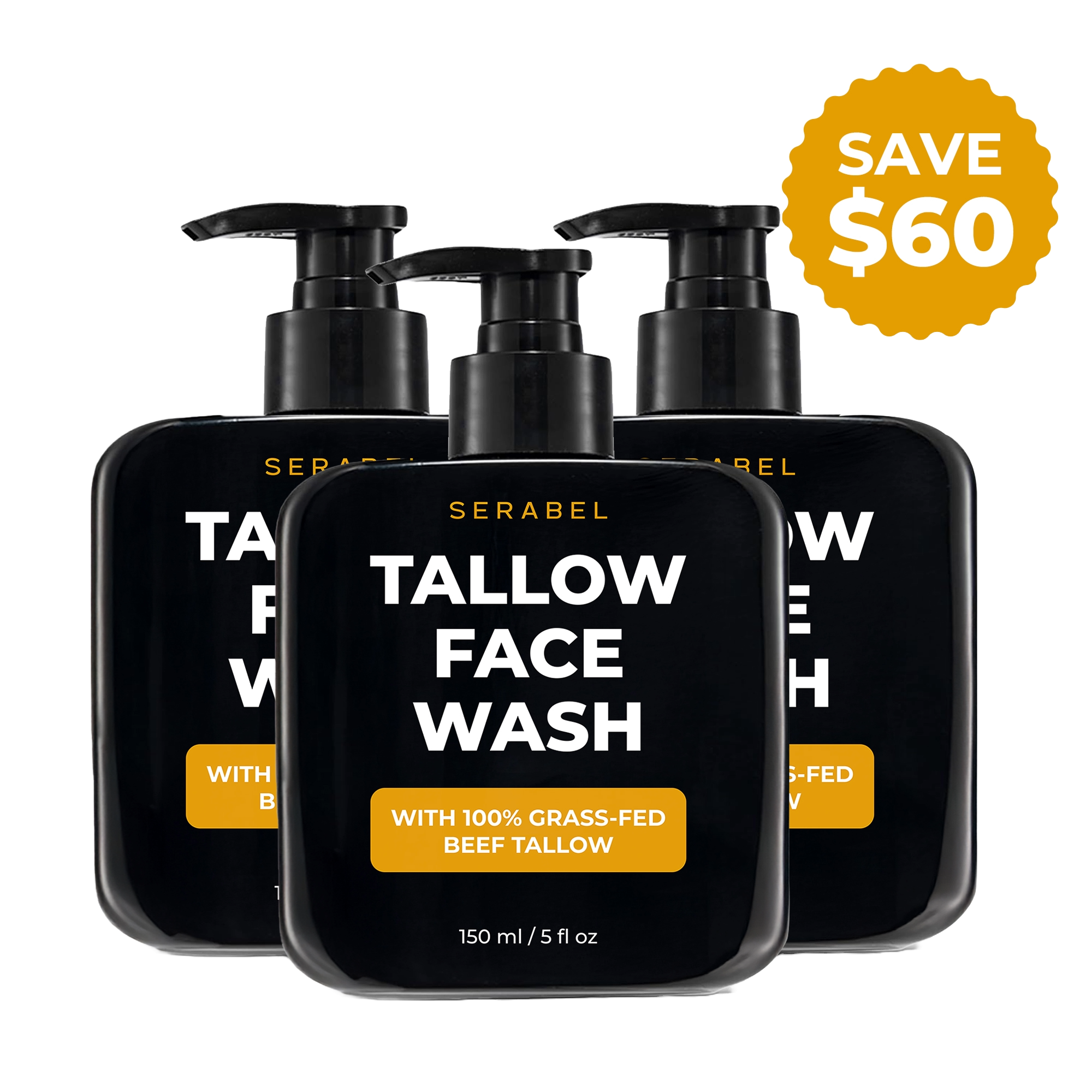 3 Tallow Face Wash
